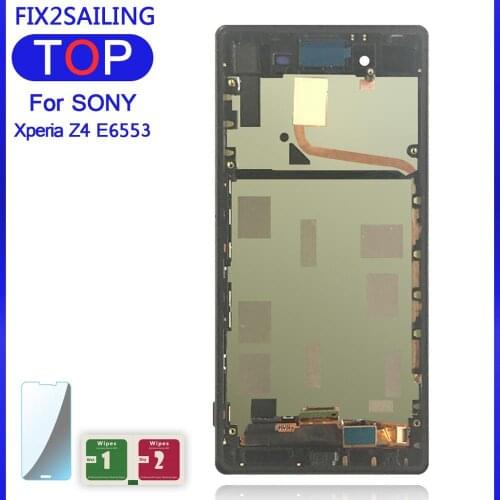 Double Sim For Sony Xperia Z4 E6553 E6533 E5663 5.2" 100% Tested LCD Display Touch Screen Digitizer Assembly Replacement Frame