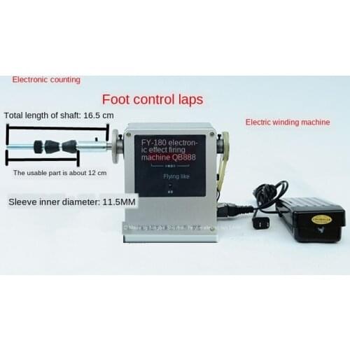 Electric winding machine electronic digital display fy-180 electronic counting foot step control turns