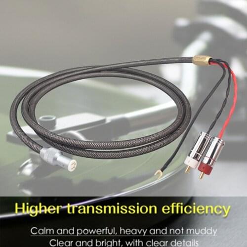 LP Vinyl Record Tonearm Cable Signal Cable XLR Five-Core Female Socket Ded XXUC