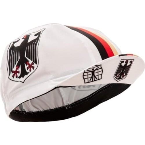 Men And Women White Germany Team Cycling Caps / Scarfs / Headwear MTB / ROAD Bike Riding Hat One Size Fts All