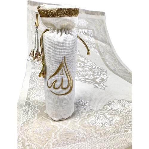 Keven Home Touchstone Series Luxury Prayer Rosary Set Custom Embroidered Sheathed Prayer Rug Set