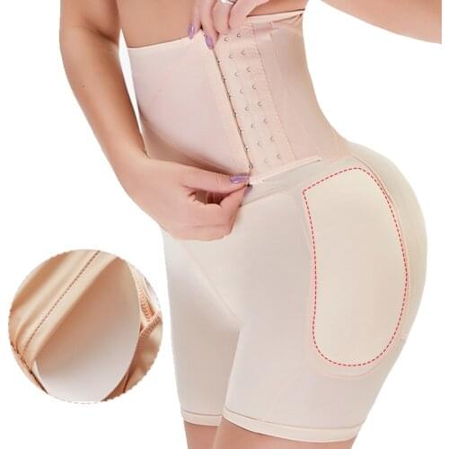 Shapewear Padding on Hip Enhancer High Waist Tummy Control Panty Hooks Thigh Trimmer Booty Butt Lifter Push Up Buttock Panties