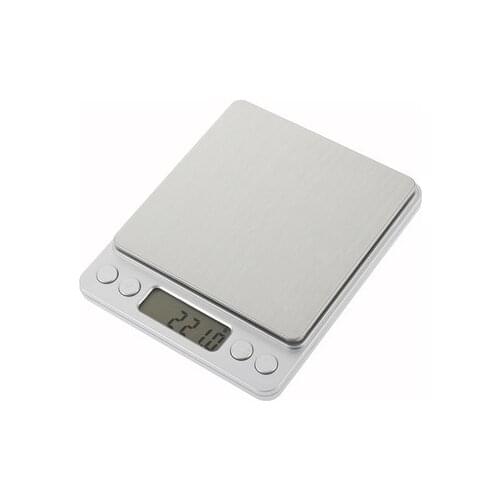Mini 0.1g Digital Kitchen Scale Stainless Steel Platform Pocket Scale 2kg 3kg with counting function