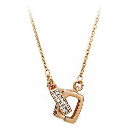 Trendy New Crystal Pendant Necklace for Women Shiny Rhinestone Tennis Chain Necklace Statement Jewelry Party Gift New Necklace