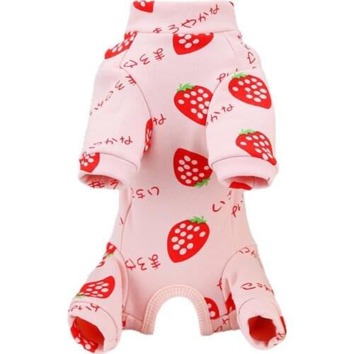 Fashion Warm Puppy Four-legged Cardigan Jacket Warm Pet Jacket Close-fitting for Autumn