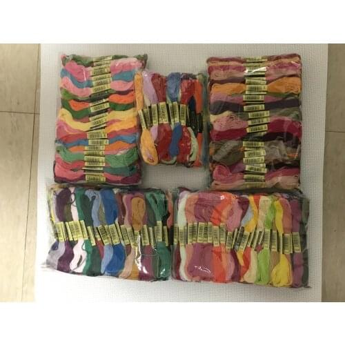 CXC one LABELS Full set of 447 Colors Or Choose Your Needed Colors Similar DMC Cotton Cross Stitch Embroidery Thread Floss Yarn