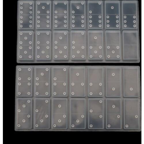 Handmade Silicone Dominoes Resin Casting Mold Dominoes Game Play Epoxy Resin Mold Dominoes Game Casino Fun Art Crafts