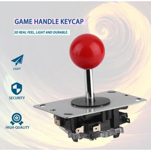 In Stock! Arcade Joystick DIY Joystick Red Ball 4/8 Way Joystick Fighting Stick Parts for Game Arcade Very Rugged Construction