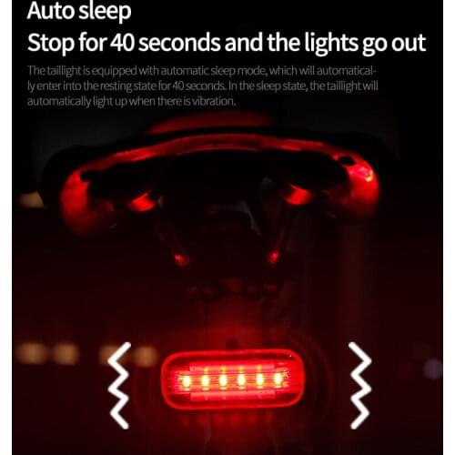 Bike Taillight Bike Light LED Rear For Bicycle Light Rechargeable Usb Cycling Light Safety Waterproof Taillight Bike Accessories