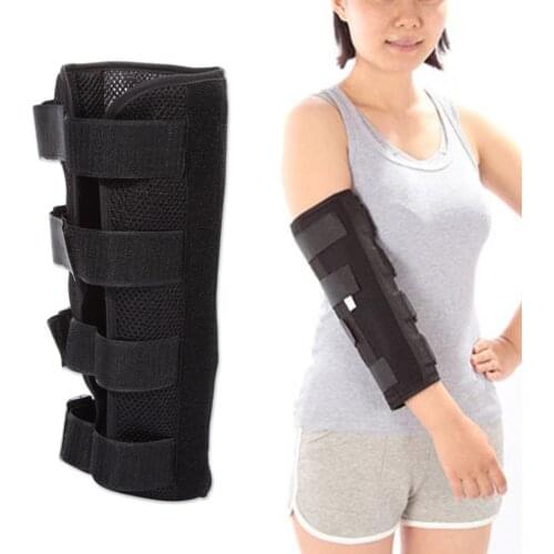 Elbow Brace Splint Elbow Fracture Immobilizer Protector for Cubital Tunnel Ulnar Nerve Injuries Night Stabilizer Support Sleeve