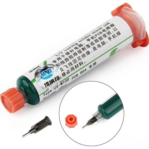 10CC Green UV Curable Solder Mask for PCB BGA Circuit Board Protect Welding Paste Flux oil