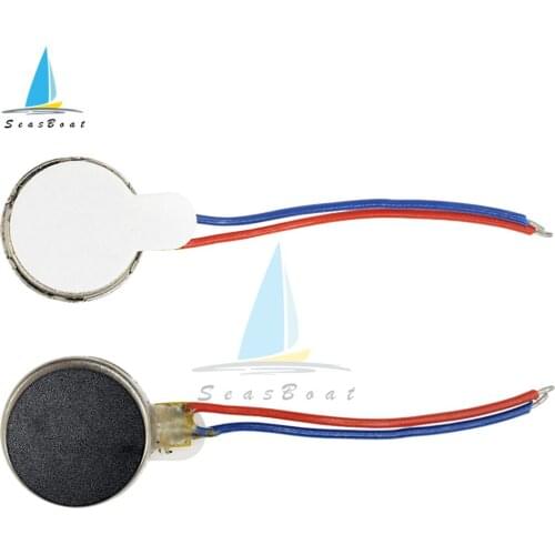 2pcs DC 3V 70mA 12000±2500RPM Flat Vibrating Vibration Motor 8x2.7mm 8x3.4mm 10x2.7mm
