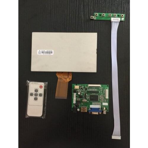 7 Inch Raspberry Pi LCD Display Monitor 800X480 7" TFT LCD Display and driver board for Raspberry Pi 3 2B B