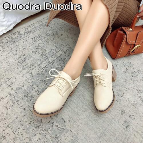 New Womens Pumps PU shoes Thick High Heels Chunky Round toe Cover toe Casual Career Fashion Size 33-43 36 basic all match