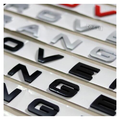FIT FOR GLOSS BLACK LETTERS HOOD TRUNK TAIL EMBLEM BADGE NAMEPLATE
