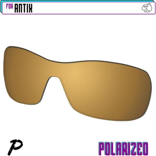 EZReplace Polarized Replacement Lenses for - Oakley Antix Sunglasses - Gunmetal Mirrior