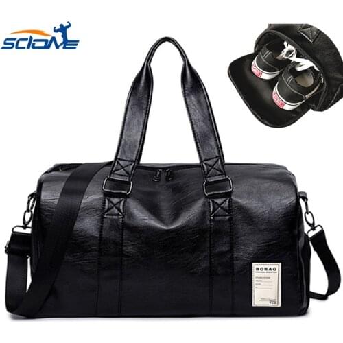 Scione Top Quality Nylon Gym Bags Training Shoulder Bag With Shoes Pocket Dry Wet Swimming Gym Bags Sac De Sport Handbags
