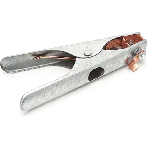 Welding Manual Welder Arc Earth Ground Cable Copper Grip Clip Clamp 300A