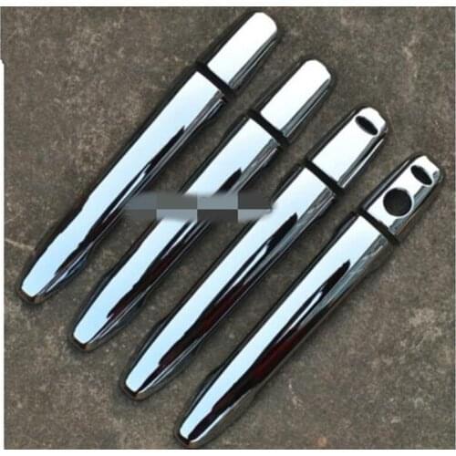 Smart hole FOR 2013 2014 2015 2016 for MITSUBISHI OUTLANDER 2010 ASX / SPORT /RVR LANCER 2008 CHROME DOOR HANDLE COVER