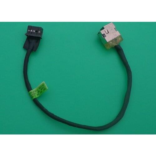 1PCS NEW DC Jack connector with cable For HP 15-J 120W 10pin 713705-YD4 713705 DC Power Jack connector with flex cable