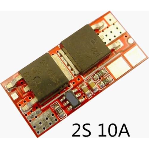 10A 2S 8.4V PCB PCM BMS Charger Charging Module 18650 Li-ion Lipo 2S 10A BMS Lithium Battery Protection Circuit Board