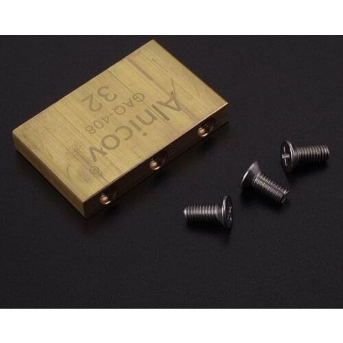 32mm Brass Tremolo System Bridge Block Accessories for Floyrose Electric Guitar Tremolo Bridge Upgrade Accessories Parts