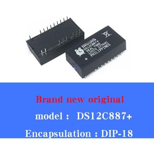 5/pcs Lot DS12C887+ Real-time clock chip plug-in DIP-18 brand new import