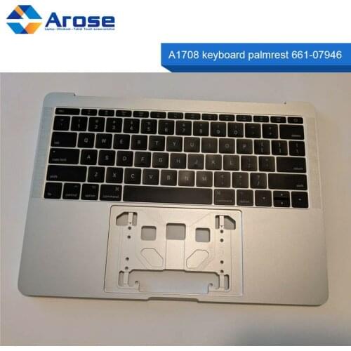 A1708 topcase A1708 keyboard palmrest 661-07946 with US UK keyboard no touchpad for A1708 case A1708 top case