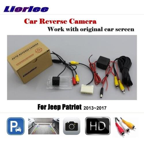 Car Rear View Back Backup Camera For Jeep Patriot 2013-2017 HD CCD Rearview Reverse Parking CAM Accessories