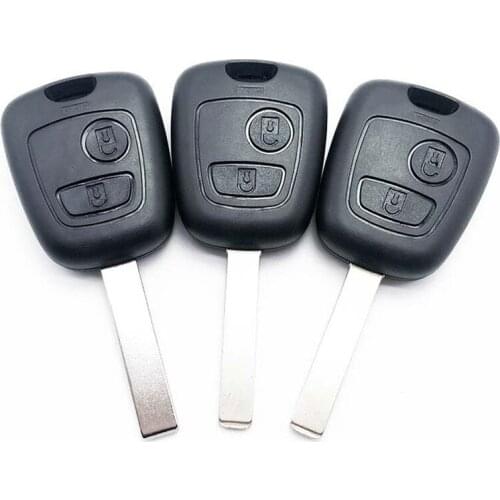 Free Shipping 2 Buttons Blade Remote Key Fob Controller Cover Case For PEUGEOT 206 For Citroen Shell