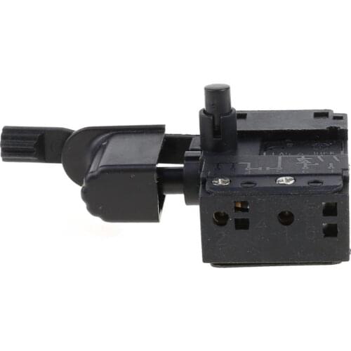 28EB Black Hand Drill Speed Regulating Forward and Reverse Switch FA2-4/1BEK SPST Lock on Power Tool Trigger Button Switch