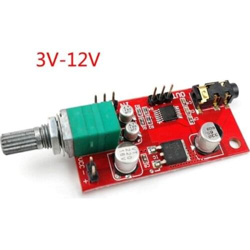 DC3-12V MAX4410 Micro Headphone Amplifier Board Headset Mini Amp Preamplifier