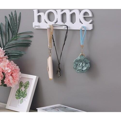 Key Holder Mail Rack Entryway Shelf Wall Mount Hooks Letter Key Sorter Organizer Door Entryway Hook Wall Hangers With 4 Hooks