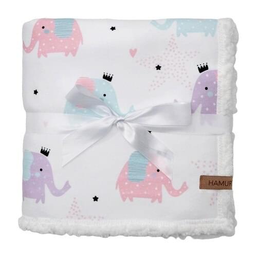 Baby Blanket Elephant Dough Fluffy