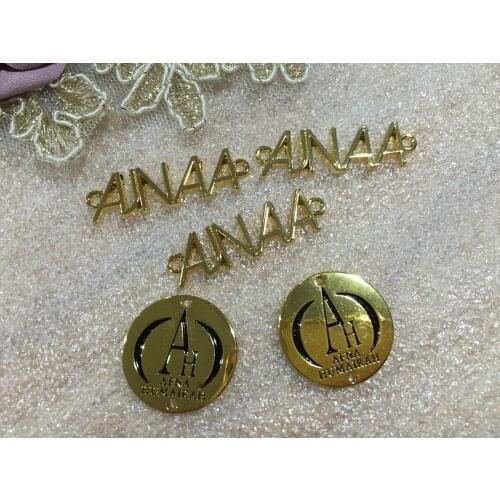 Customize metal labels/clothes labels/ main label / garment label