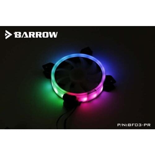 Barrow PWM RGB 120mm cooling Fan 120*120mm 4PIN Radiator for Computer Case cooler heat sink BF03-PR