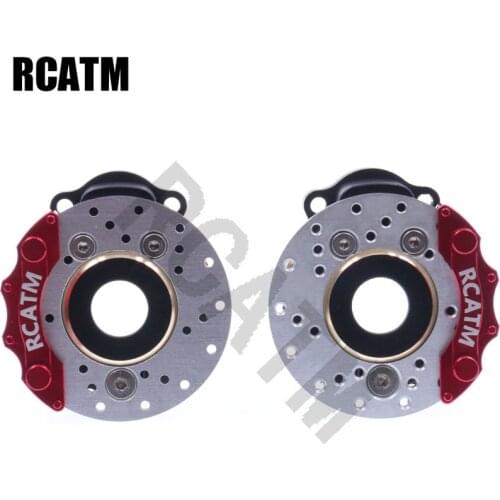 Metal Brass Front Rear Axle Cup Covers Brake Disc for 1/10 RC Crawler Car Traxxas TRX4 G500 TRX6 G63 Bronco