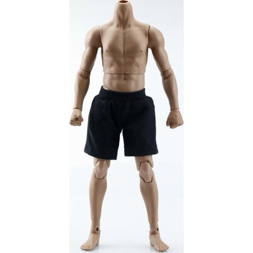 1/6 Scale Trendy Soldier Clothes Fashion Sports Shorts Black And White Two-color 12''action Figure Doll Toy Clothing Accessories