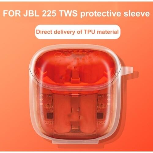 Soft Silicone Earphone Case For JBL-Tune- 225 Bluetooth Wireless Earphones Scratch-resistant TPU Protective Case Accessories