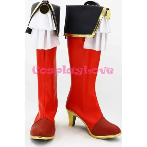 Newest Custom Made Japanese Anime Lovelive! Fruitfresh Hight Heel Yazawa Nico Cosplay Shoes Boots For Halloween Christmas