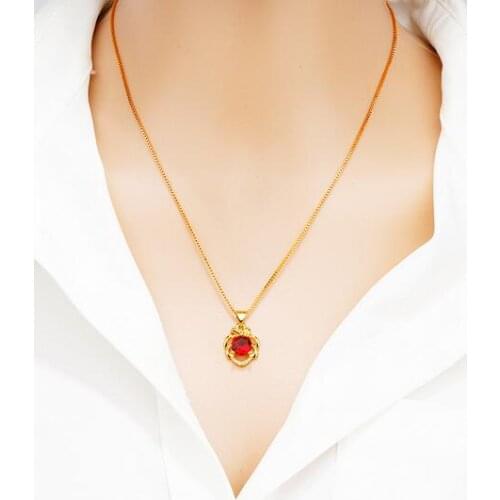 NEW PURE 24K YELLOW GOLD PENDANT 3D 999 GOLD XI NECKLACE PENDANT