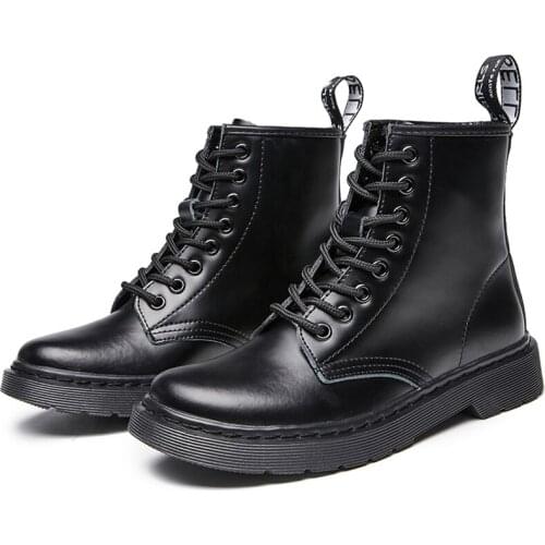 Women Boots Soft Leather Shoes Woman White Ankle Boots Motorcycle Boots Female Autumn Winter Shoes Punk Botas Mujer 2020 Spring