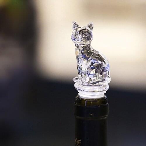 9pcs Animal Wine Bottle Stopper Champagne Silicone Cap Cute Cat Dog Seal Cover Lid Heart Wine Bottle Stoppers Bar Supplies