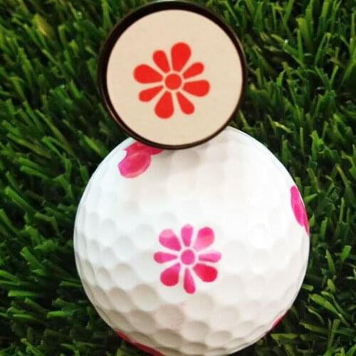 Symbol Golfer Souvenir Gift Golf Ball Stamper Quick-dry Plastic Stamp Marker Impression Seal Golf Club Accessories Dropshipping