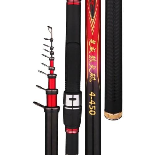 1# 1.5# 2# 3# 4# Rock Wedkarstwo Olta 4.5m 5.3m 5.0m Telescopic Fishing Rod Carbon Distant Throwing Pole Spinning Stick De Pesca