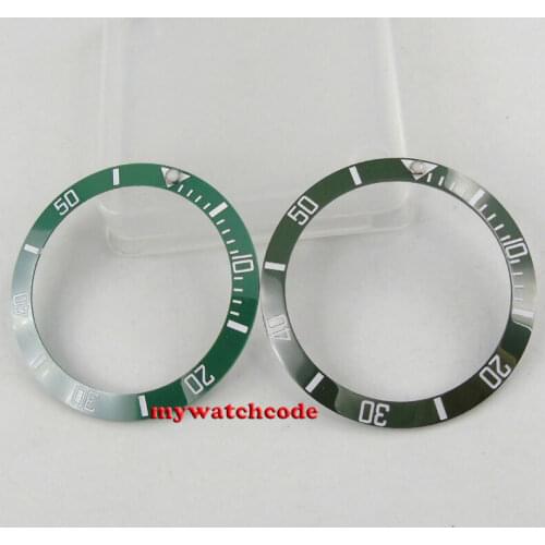 38mm Deep Green Ceramic Bezel Ring insert For 40mmr Automatic Mens Watch Accessories