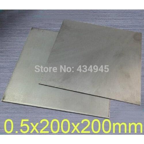 0.5mm thickness 200x200mm titanium Ti plate,titanium sheet and plate,GR2 dynamic plates