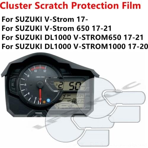 For SUZUKI V-Strom 650 DL1000 V-STROM650 V-STROM1000 Motorcycle Instrument Cluster Scratch Protection Film Screen Protector