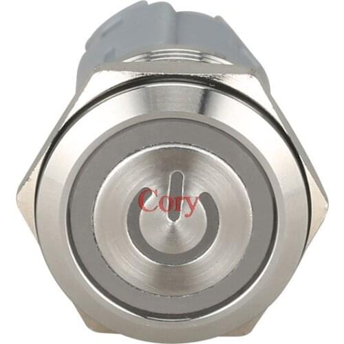 1pcs 16mm Mounted Latching/Unlock Push Button Metal Switch ON/OFF Round Circle Waterproof CZYC