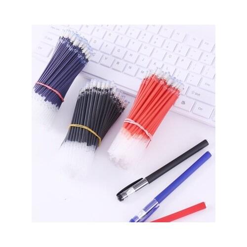 1pcs Bold inner diameter 0.5mm bullet point refill gel pen ink pen refill black red blue needle tube refill